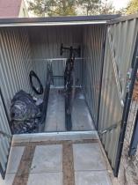 Aranżacja: Metalowy schowek na rowery Farrad 142x198cm - Antracyt