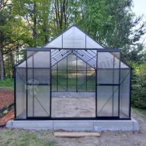 Aranżacja: Mocna szklarnia z poliwęglanu 6mm i aluminium 305x488x245cm