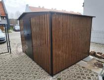 Aranżacja: Mocna szopa ogrodowa z drewutnią Wartt Plus z drzwiami na zawiasach 300x240x200cm - Wooden