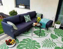 Aranżacja: Modułowy narożnik na taras 240x156 - Limit Outdoor 4 elementy - Dark Graphite Arcavia