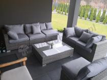 Aranżacja: Modułowy wypoczynek na taras Nilamito IX Melange Grey