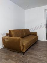 Aranżacja: Musztardowa kanapa rozkładana do salonu 250cm Megis 250x95 cm Monolith 48