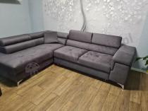 Aranżacja: Narożnik Eridano z regulacją zagłówka 275x202 cm lewostronny