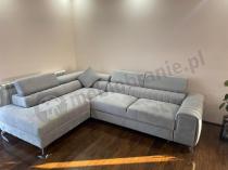 Aranżacja: Narożnik Laurence 275x205 cm w stylu glamour lewostronny Monolith 84
