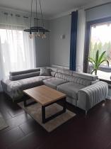 Aranżacja: Narożnik Laurence 275x205 cm w stylu glamour lewostronny Monolith 84