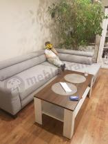 Aranżacja: Narożnik Livio 249x184 cm Evolution 15 silver prawy