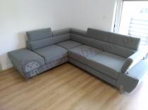 Aranżacja: Narożnik Molina L 263x210 cm Matt Velvet 85 szary lewy