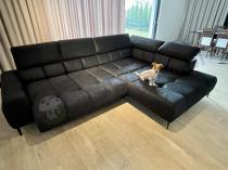 Aranżacja: Narożnik Plaza L z elektryczną regulacją siedziska 300x216cm prawy