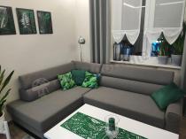 Aranżacja: Narożnik rogówka do salonu z funkcją spania Livio 249x184 cm Evolution 17 dark grey lewy