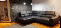 Aranżacja: Narożnik z elektryczną regulacją siedziska Plaza L 300x216cm lewostronny