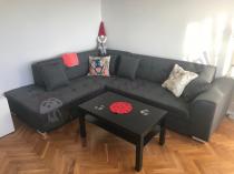 Aranżacja: Narożnik z funkcją spania Pieretta Inari 96 lewy 260x205x80 cm