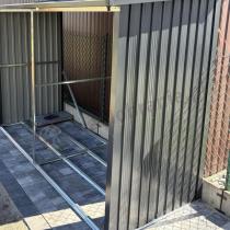 Aranżacja: Nowoczesna drewutnia na drewno Lemmer 302x119x190