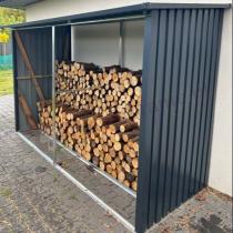 Aranżacja: Nowoczesna drewutnia na drewno Lemmer 302x119x190