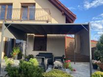 Aranżacja: Nowoczesna pergola na taras Horn 3x4 - Grafit