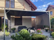 Aranżacja: Nowoczesna pergola na taras Horn 3x4 - Grafit