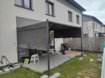 Aranżacja: Nowoczesna pergola na taras Horn 3x4 - Grafit