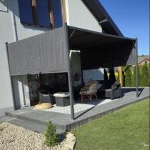 Aranżacja: Nowoczesna pergola na taras Horn 3x4 - Grafit