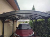 Aranżacja: Nowoczesna wiata garażowa samochodowa 3x5,8m Axel - Grey
