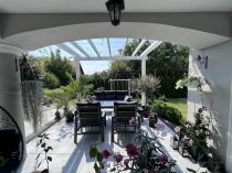 Aranżacja: Nowoczesne aluminiowe meble ogrodowe z regulowanymi fotelami - Renalo Dining Relax Grafitowe
