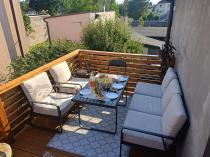 Aranżacja: Nowoczesne meble tarasowe - komplet z sofą i fotelami Ater Dining - Beige