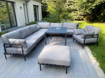 Aranżacja: Nowoczesne meble tarasowe premium z wysokim stołem Salve 6 Plus Dining