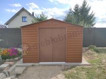 Aranżacja: Nowoczesny domek gospodarczy 277x319cm (8,2m2) – Agger Wood