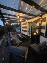 Aranżacja: Nowoczesny gazowy ogrzewacz ogrodowy kolumnowy w stylu loft Magmo - Black