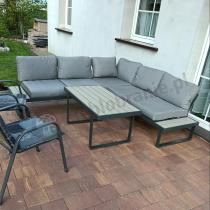 Aranżacja: Nowoczesny narożnik na taras - Panaon Corner 220x220 - GG