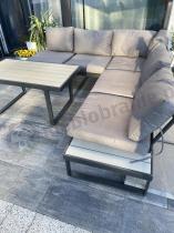 Aranżacja: Nowoczesny narożnik na taras - Panaon Corner 220x220 - GG