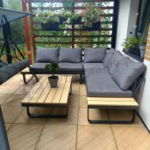 Aranżacja: Nowoczesny narożnik na taras - Panaon Corner 220x220 - WG