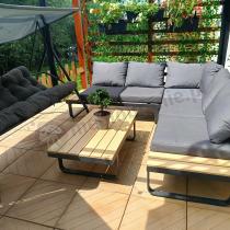 Aranżacja: Nowoczesny narożnik na taras - Panaon Corner 220x220 - WG
