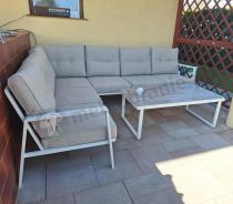 Aranżacja: Nowoczesny narożnik ogrodowy Elke Corner - White