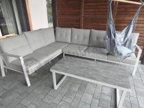Aranżacja: Nowoczesny narożnik ogrodowy Elke Corner - White