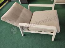 Aranżacja: Nowoczesny narożnik ogrodowy z dwoma regulowanymi fotelami Tavaro Corner Plus Cream