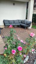 Aranżacja: Nowoczesny narożnik tarasowy 185x240cm Postigo Corner XL - Dark Grey