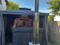 Aranżacja: Nowoczesny pawilon ogrodowy 3x6 aluminiowy Okapi Szary