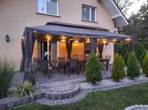 Aranżacja: Nowoczesny pawilon ogrodowy 3x6 aluminiowy Okapi Szary