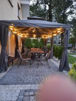 Aranżacja: Nowoczesny pawilon ogrodowy 3x6 aluminiowy Okapi Szary