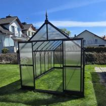 Aranżacja: Ogrodowa szklarnia z poliwęglanu 8mm PREMIUM - stelaż aluminiowy 244x428x240cm