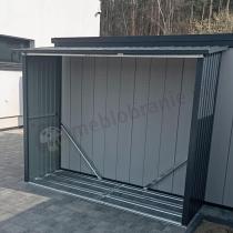 Aranżacja: Ogrodowy stojak na drewno Lemmer 242x89x190 - drewutnia wolnostojąca