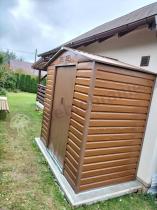 Aranżacja: OUTLET - Domek gospodarczy blaszak Dummer 213x131x213cm (2,4m2) – Wood