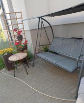Aranżacja: OUTLET - Metalowa huśtawka trzyosobowa Tivona - Grey