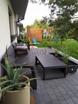 Aranżacja: OUTLET - Sofa 3 osobowa Corfu Love Seat Max - brązowa