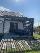 Aranżacja: Panel żaluzja do pergoli Mirador antracyt 120x240cm Louver Wall 400