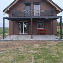 Aranżacja: Pergola ogrodowa metalowa 3x6 wolnostojąca Nefir 2.0 - Antracite, Gartwerk