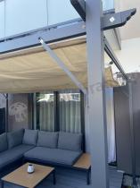 Aranżacja: Pergola ogrodowa wolnostojąca Niro 3x4 - Cream