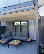 Aranżacja: Pergola ogrodowa wolnostojąca Niro 3x4 - Cream