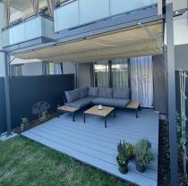 Aranżacja: Pergola ogrodowa wolnostojąca Niro 3x4 - Cream