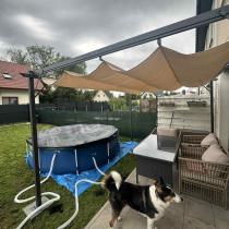 Aranżacja: Pergola ogrodowa wolnostojąca Niro 3x4 - Cream