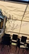 Aranżacja: Pergola ogrodowa z zasłonami 3x3 Niro - Cream